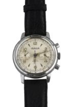 A gentleman's 1960's Lancia chronograph wristwatch