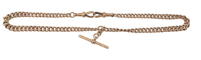 A 9ct curb-link chain