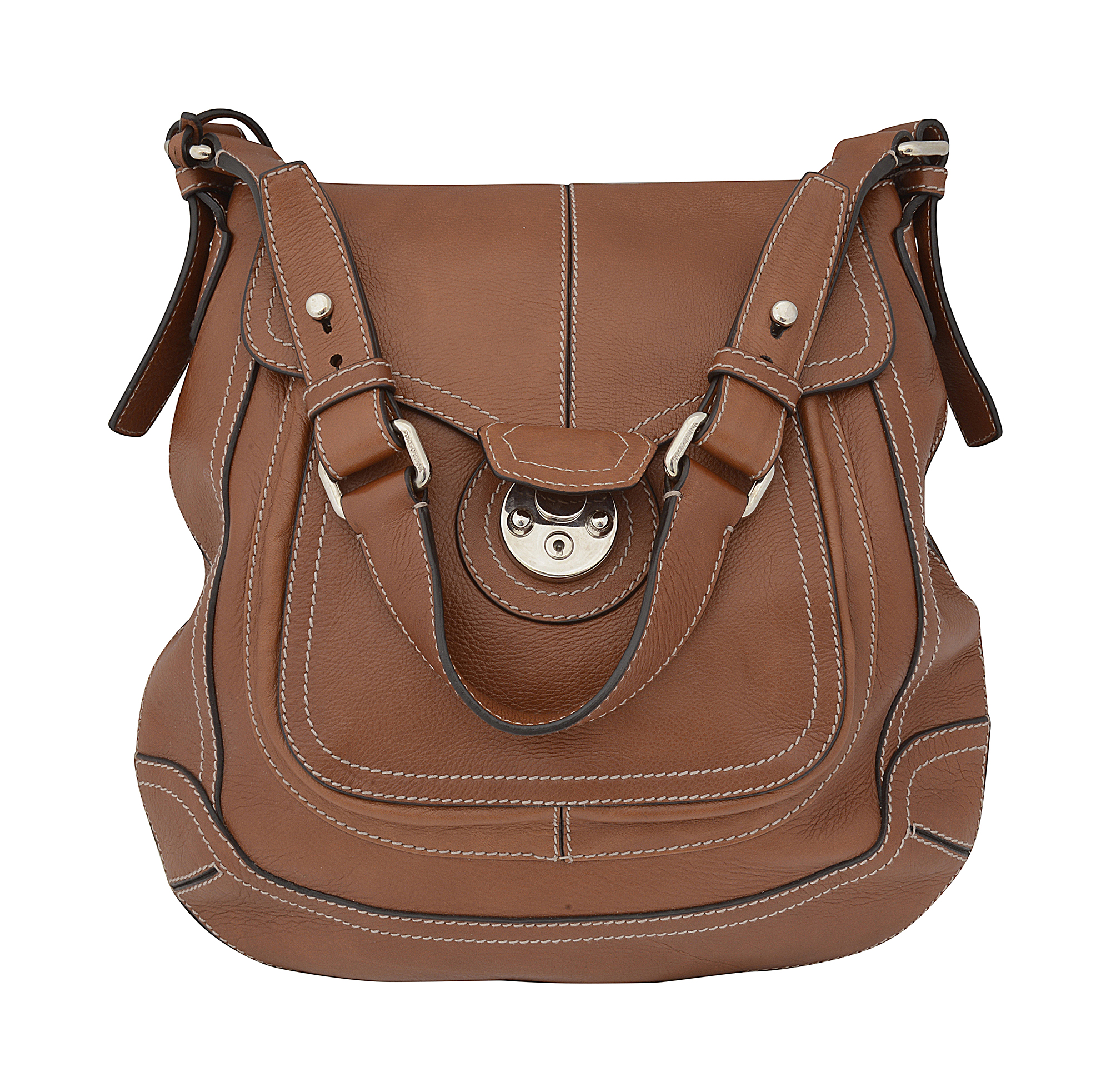 A Dolce & Gabbana tan shoulder bag - Image 3 of 3