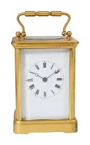 A French ormolu cased carriage clock c.1900
