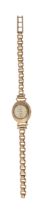 A 9ct gold lady's wristwatch by Majex