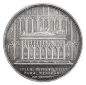 A Winchester College Queen's silver prize medal