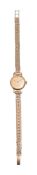 A 9ct gold lady's manual wind Zodiac bracelet wristwatch