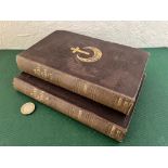 ELIOT WARBURTON, 'THE CRESCENT AND THE CROSS', 1846, TWO VOLUMES, CLOTH BOARDS