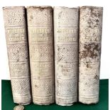 SIR ARCHIBALD ALISON, 'HISTORY OF EUROPE 1852', FOUR VOLUMES, CLOTH BACKS