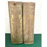 CHARLES McINTOSH, 'THE BOOK OF THE GARDEN', 1853, TWO VOLUMES, CLOTH BACK