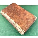 FARLEY, JOHN, 'THE LONDON ART OF COOKERY', 9th EDITION, LEATHER BOUND WELL USED