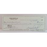 Cheque No 1230 made payable to Frankie Macchiaroll dated 10/26/01 signed by David Gest and counter