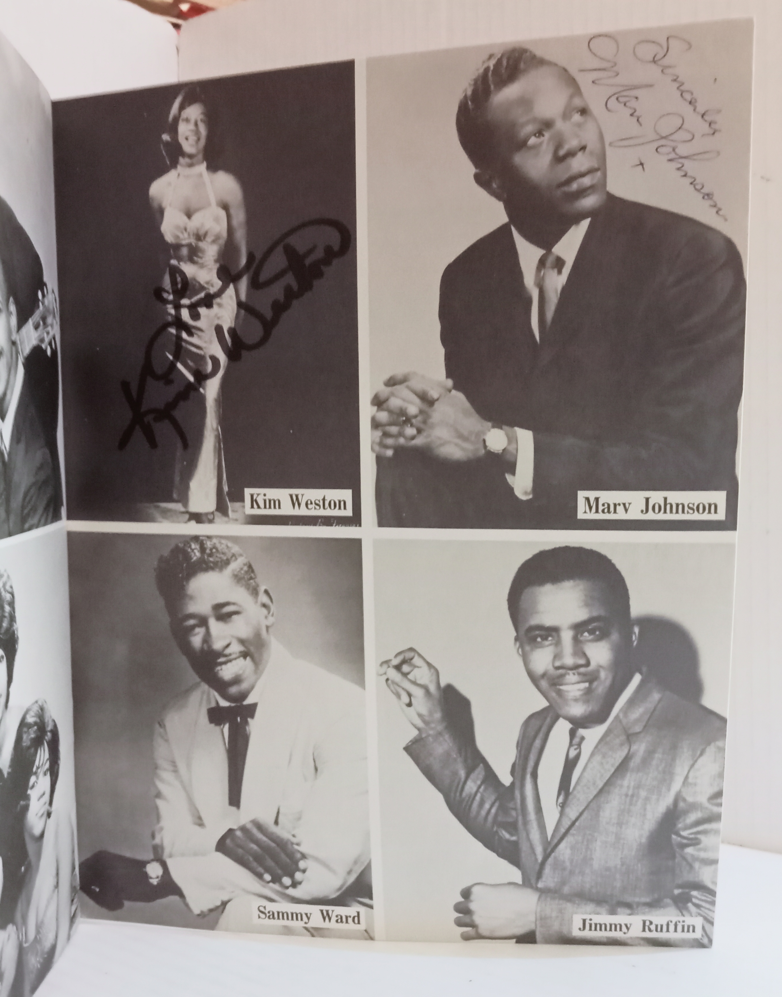 Original 60’s Motown Revue Tour Programme signed by various members of the groups featured in the - Image 4 of 5