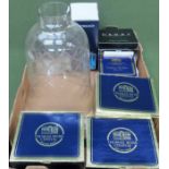 Parcel of various glassware, mostly boxed including Denby, Thomas Webb etc All in used condition,