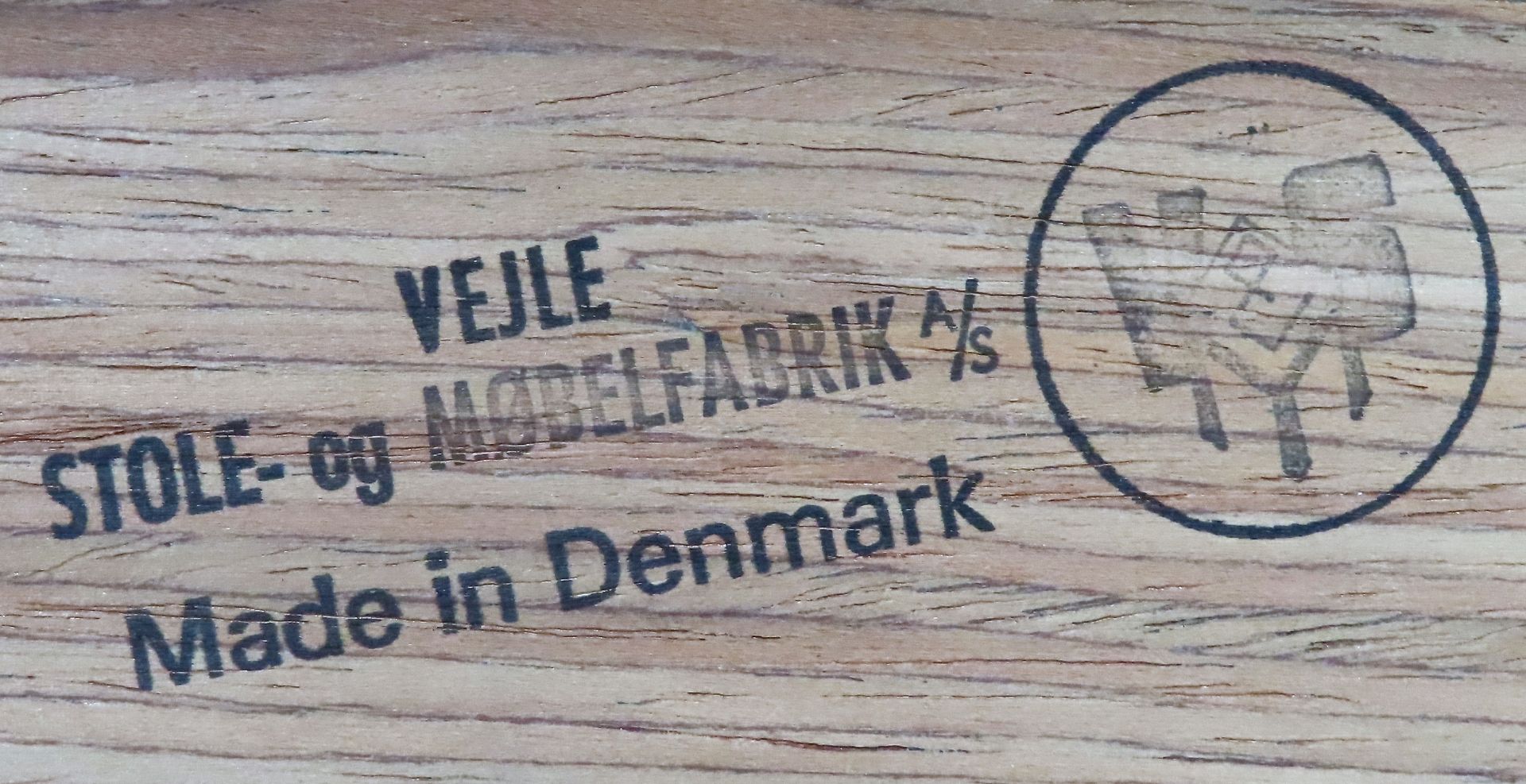 Danish mid 20th century coffee table. App. 46cm H x 64cm W x 44cm D Reasonable used condition, - Image 2 of 2