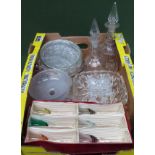 Quantity of boxed and unboxed glassware etc All in used condition, unchecked