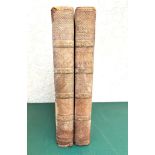 BARTLETT, WH, PORTS AND HARBOURS OF GREAT BRITAIN, 1842, TWO VOLUMES, QUARTER LEATHER, MARBLED BOARD