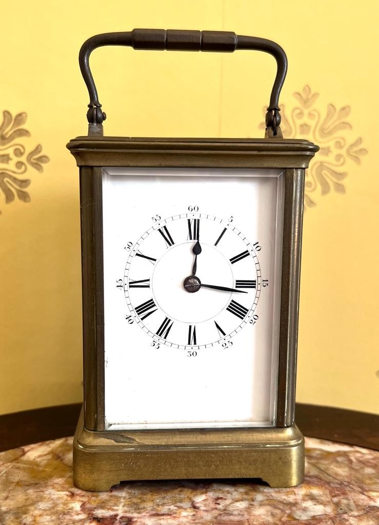 EARLY 20th CENTURY CARRIAGE CLOCK, ONE HOUR STRIKING