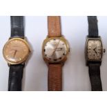 OMEGA AUTOMATIC 21 PRIX WRISTWATCH, MOVADO WRISTWATCH, PLUS ROTARY WRISTWATCH