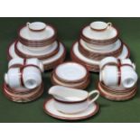 Parcel of Royal Albert 'Holyrood' dinnerware. Approx. 40+ pieces ALL USED AND UNCHECKED