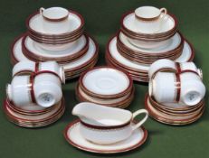 Parcel of Royal Albert 'Holyrood' dinnerware. Approx. 40+ pieces ALL USED AND UNCHECKED