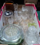 Parcel of various coloured and other glassware All in used condition, unchecked