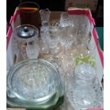 Parcel of various coloured and other glassware All in used condition, unchecked