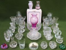 Mixed lot of glass Inc. Cranmore, Caithness, etc all used and unchecked