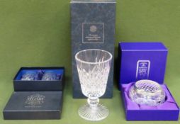 Parcel of various boxed glassware including Stuart and Edinburgh All in used condition, unchecked