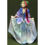 Royal Doulton handpainted ceramic figure - Sweet Anne, HN 1318. 18.5cm H Reasonable used condition