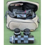 Camera bag containing three Tamron lenses etc All in used condition