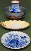 Two pieces of Royal Doulton, Victorian plate, plus carlton ware dish All in used condition,