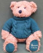 1998 Harrod's teddy bear appears in reasonable used condition