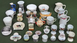 Parcel of various mostly souvenir ware, various makers and places. Approx. 30+ pieces all used and