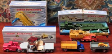 Quantity off boxed and unboxed 1950's/60's Dinky diecast vehicles All in used condition