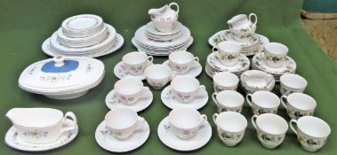 Large quantity of Royal Doulton part dinnerware sets including Larchmont, Pillar Rose and Pastorale