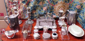 Quantity of various silver plated ware All in used condition, unchecked