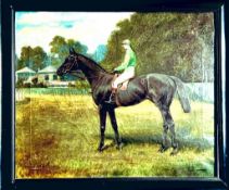 ADRIAN JONES, OIL ON CANVAS, EQUESTRIAN PORTRAIT, SIGNED LOWER RIGHT