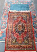 Two decorative floor rugs, largest App. 150 x 101cm