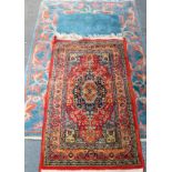 Two decorative floor rugs, largest App. 150 x 101cm