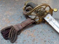 William IV Infantry Officers sword, with dress knot