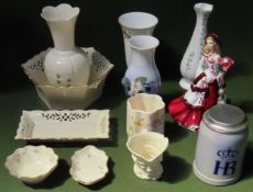 Sundry ceramics including Royal Doulton, Lenox pottery, Royal Copenhagen etc