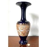 ROYAL DOULTON SLATERS BALUSTER VASE, APPROX 35cm HIGH