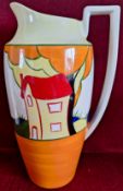 HERON CROSS POTTERY LIMITED EDITION HANDPAINTED JUG "ENCHANTED WOOD" BY DENISE STEELE