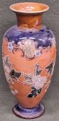 Royal Doulton glazed stoneware vase. App. 32cm H