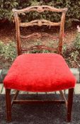 ANTIQUE MAHOGANY ARMCHAIR