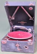 Vintage Columbia portable gramaphone. No. 112A