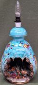 Italian ceramic aquatic form table lamp. App. 37cm H