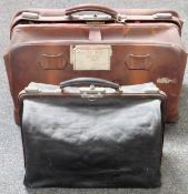 Two vintage doctors bags