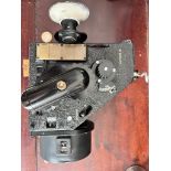BUBBLE SEXTANT WITHIN CASE, CASE STANDS APPROX 25cm HIGH