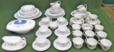 Large quantity of Royal Doulton part dinnerware sets including Larchmont, Pillar Rose etc