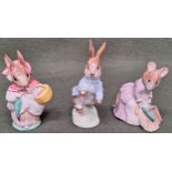 Three boxed Royal Albert Beatrix Potter ceramic figures