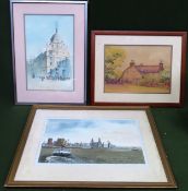 Three various framed pictures and prints