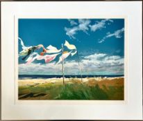 DONALD HAMILTON FRAZER, SCREENPRINT- 'EASTER ROSS', 1988, SIGNED LOWER RIGHT, FRAMED AND GLAZED,